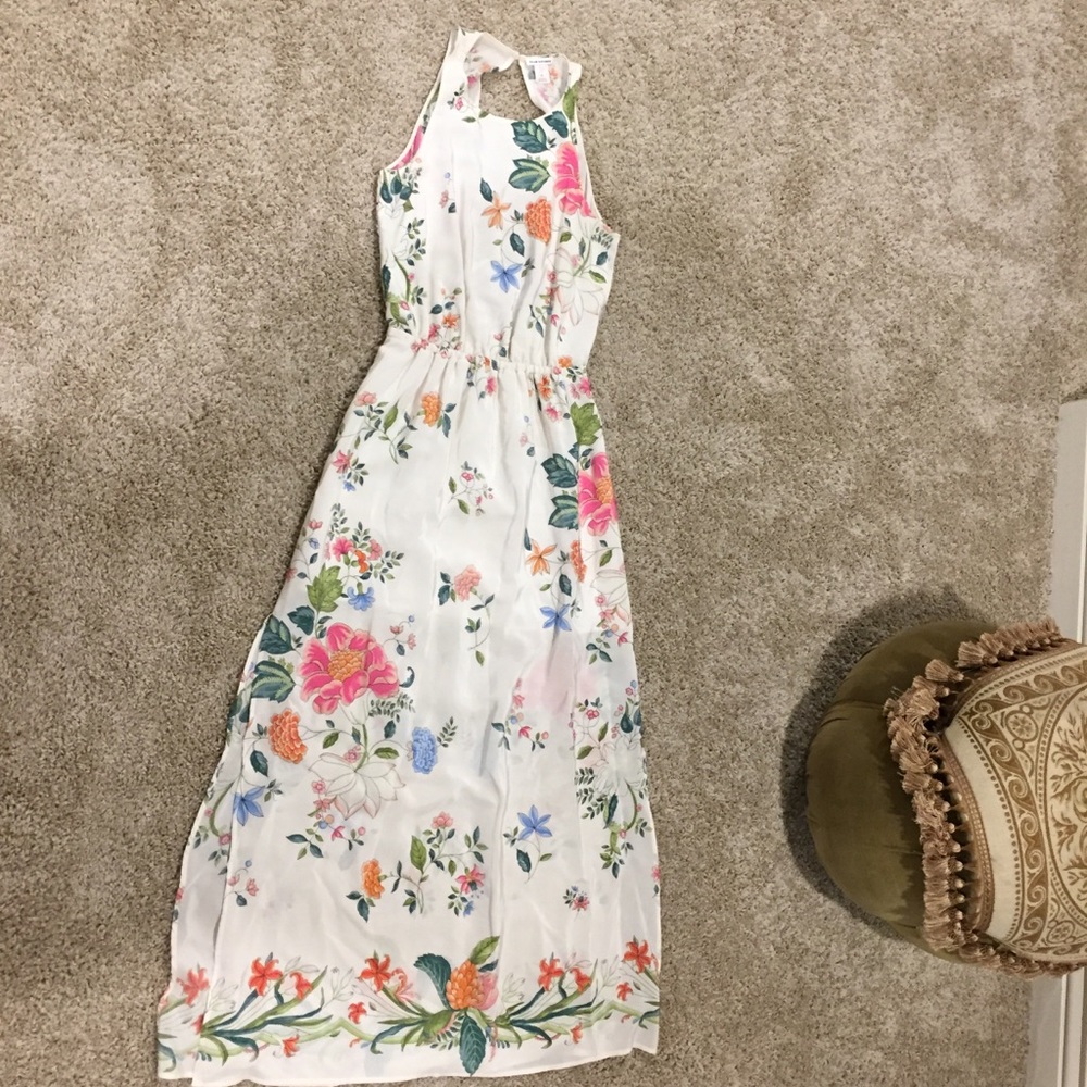 Club Monaco - double slit floral maxi